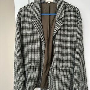 Madewell Houndstooth Blazer